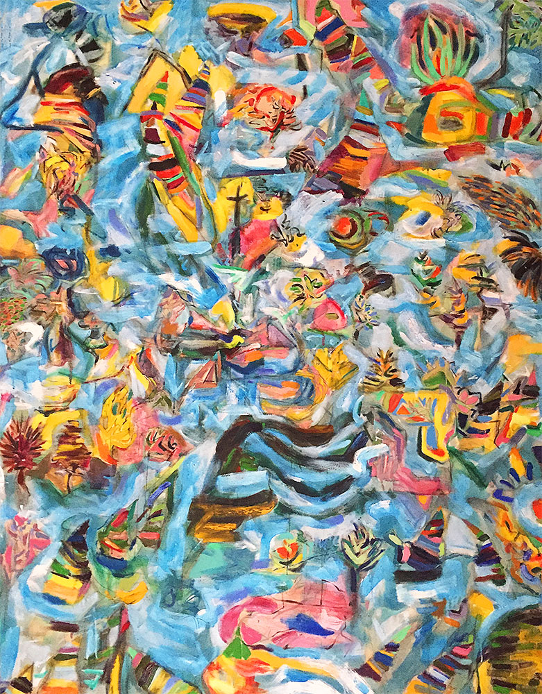 Similkameen Twighlight - Landscapes | oil on canvas | 5&#039;x6&#039; by Chris Harris, artist on Pender Island