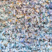 Metis Spring Poem - Metis Poems | acrylic on canvas | 72&quot;x72&quot; by Chris Harris, artist on Pender Island