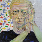 Patrick - Portraits | acrylic on canvas | 60&quot;x60&quot; by Chris Harris, artist on Pender Island