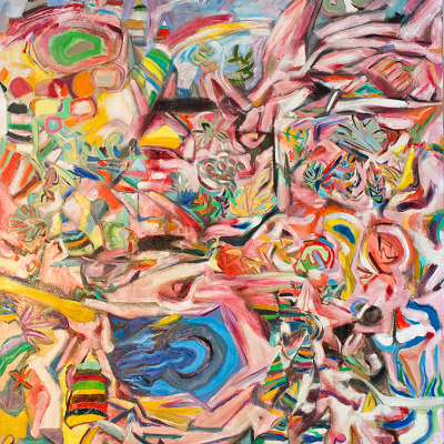Okanagan - Landscapes | oil on canvas | 5&#039;x6&#039; by Chris Harris, artist on Pender Island