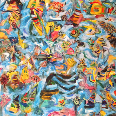 Similkameen Twighlight - Landscapes | oil on canvas | 5&#039;x6&#039; by Chris Harris, artist on Pender Island